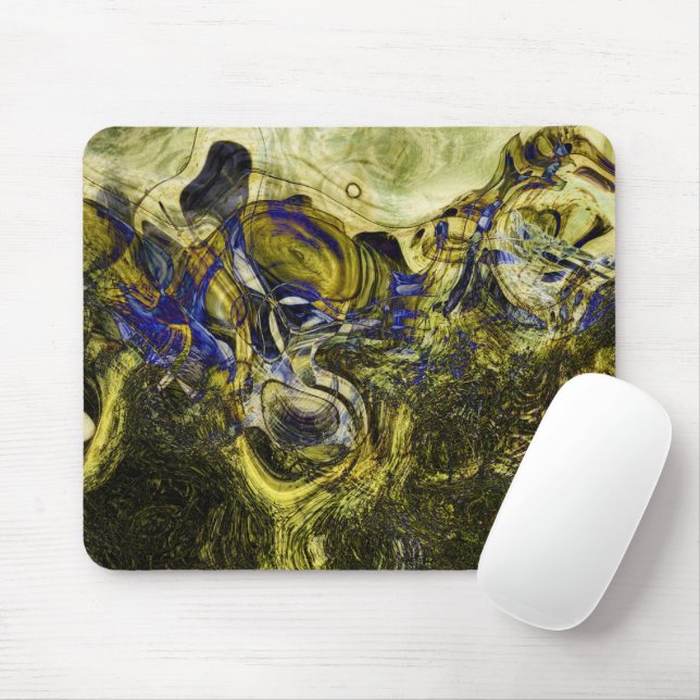 Mousepad Avignon Olive Abstrato (Com mouse)