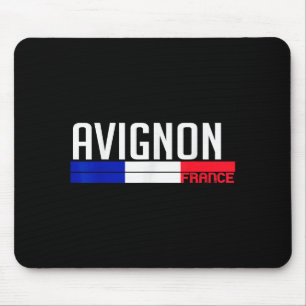 Mousepad Avinhão França Bandeira Viagem Lembrança Para Mora
