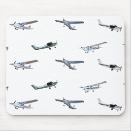 Mousepad Aviões modelo de Cessna em vôo