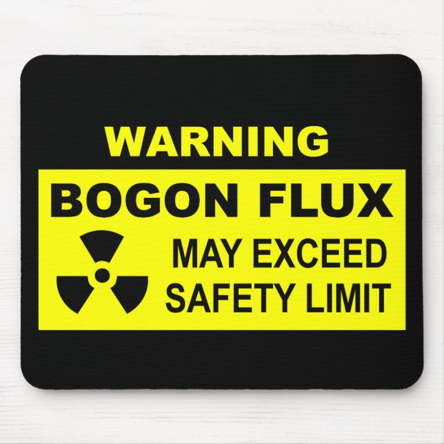 Mousepad Aviso: Bogon Flux (Frente)