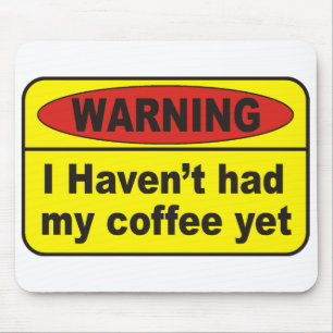 Mousepad Aviso - café