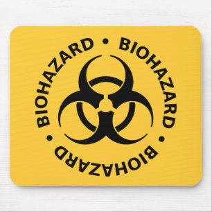 Mousepad Aviso do Biohazard