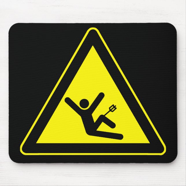 Mousepad Aviso do Jogador (Frente)