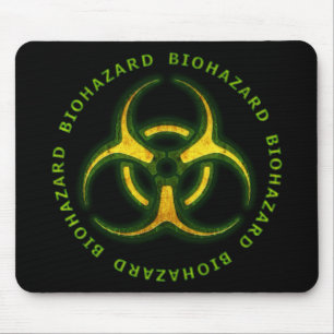 Mousepad Aviso do zombi do Biohazard