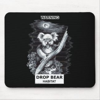 Mousepad Aviso: Habitat do urso da gota