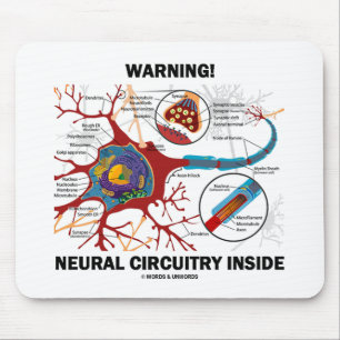 Mousepad Aviso! Interior Neural dos circuitos (sinapse do