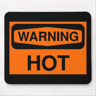 Mousepad aviso quente