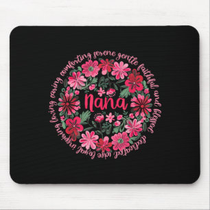 Mousepad Avó amorosa estilo boho floral feliz dia das mães