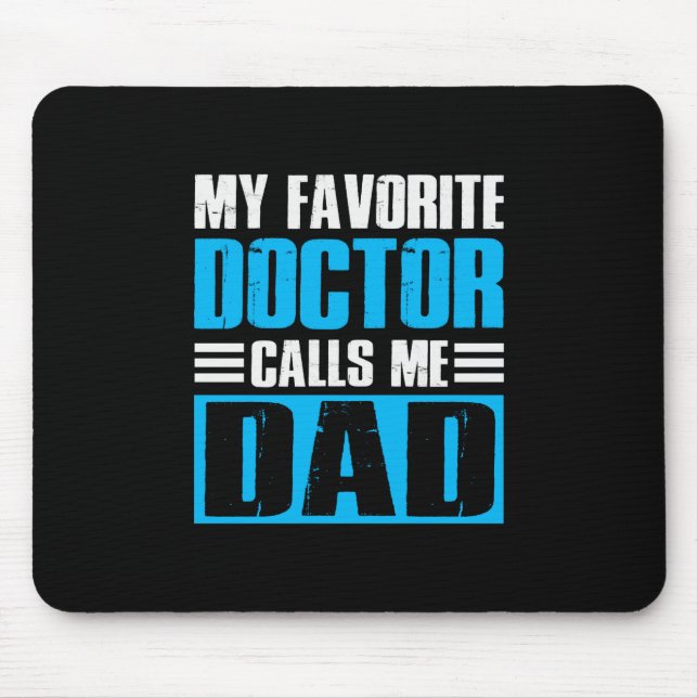 Mousepad Avô cita meu médico favorito me chama de Pai (Frente)