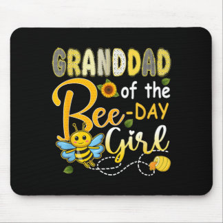 Mousepad Avô da Menina do Aniversário da Abelha Diversão An