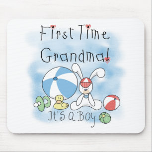 Mousepad Avó da primeira vez do camiseta e dos presentes d