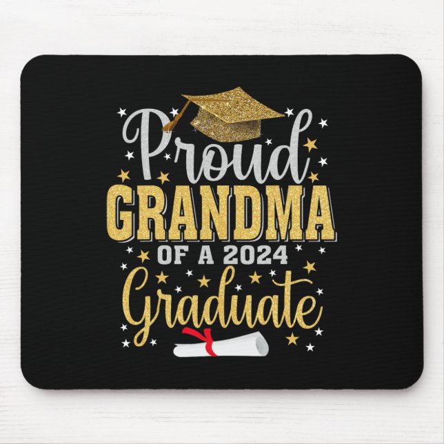 Mousepad Avó De Formando 2024 Para Graduação Familiar 4 (Frente)