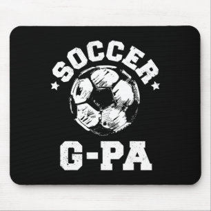 Mousepad Avô de futebol G-pa Soccer Ll angustiado engraçado