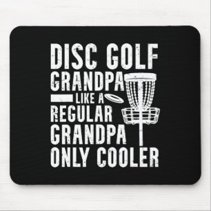 Mousepad Avô de Golfe de Disco Frisbee Engraçado Frolf Golf
