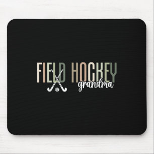 Mousepad Avó de Hockey de Campo de um jogador de Hockey de