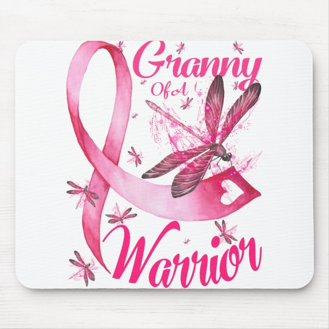 Mousepad Avó De Um Cancer De Bebida De Guerra (Frente)