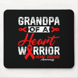 Mousepad Avô De Um Guerreiro Do Coração Doença Cardíaca Fit