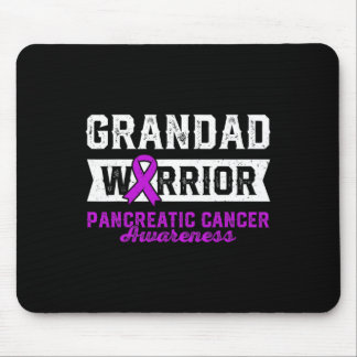 Mousepad Avô De Uma Fita Roxa Pancreática Guerreira