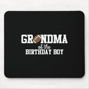 Mousepad Avó Do Menino Do Aniversário Amante De Futebol Pri