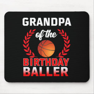 Mousepad AVÓ Do Tema Birthday Baller Basball Bd