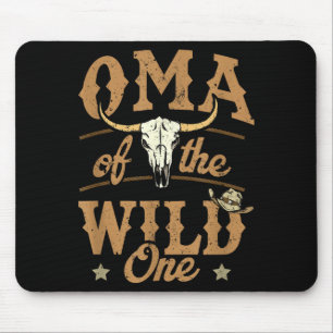 Mousepad Avó do Touro Selvagem Festa de Rodeio Western do C