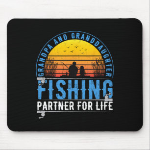 Mousepad Avô E Avô Pescariam Amigos Para A Vida