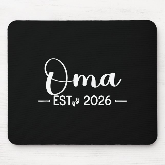 Mousepad Avó Está 2026 Nova Mãe Correspondente Para Ser 202 (Frente)