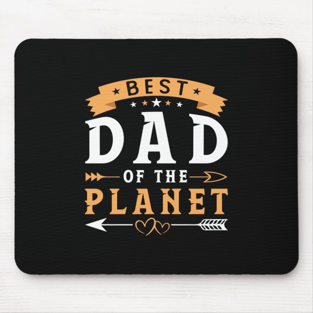 Mousepad Avô Gift | Melhor Pai Do Planeta (Frente)