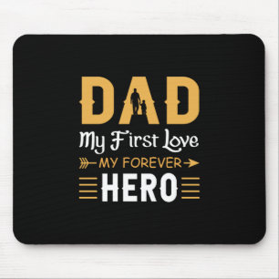 Mousepad Avô Gift Pai Meu Herói para Sempre