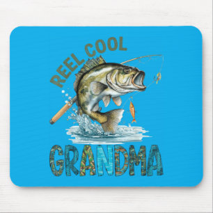 Mousepad Avó Legal Dia das Mães Amantes da Pesca