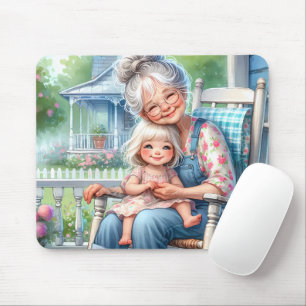 Mousepad Avó Netos Abraço no Alpendre