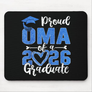 Mousepad Avó orgulhosa de uma turma de graduados seniores d