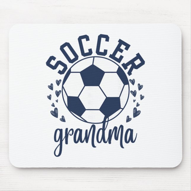 Mousepad Avó Orgulhosa do Futebol Dia das Mães  (Frente)