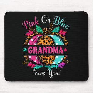 Mousepad Avó Rosa Ou Azul Te Ama Fal Pumpkin Leopardo