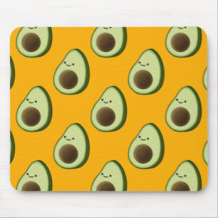 Mousepad Avocado Pattern