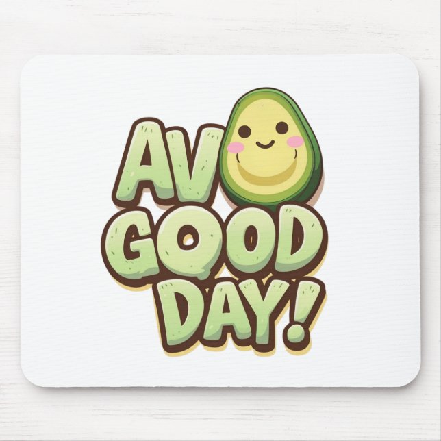 Mousepad Avoqueta Divertida – Design de Bom Dia Avo (Frente)