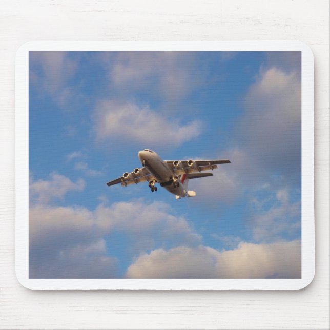Mousepad Avro RJ85 Jet pousando (Frente)