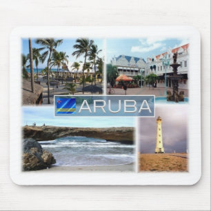 Mousepad AW Aruba - Oranjestad - Farol -