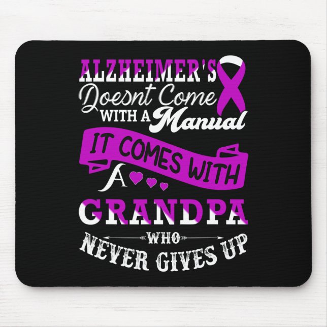 Mousepad Awareness Avô Suporte Heimer Guerreiro  (Frente)