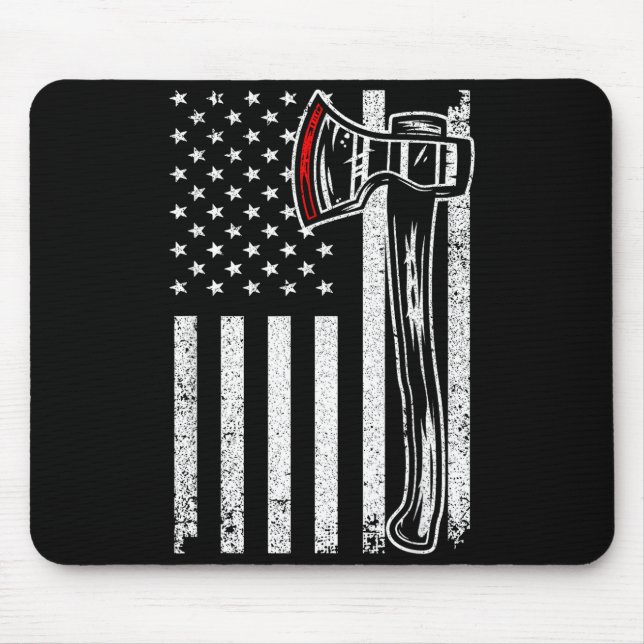 Mousepad Axe Throwing Novelty For Men Women Ax Thrower Axe  (Frente)