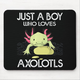 Mousepad Axolotl Gift Anime Japonês Apenas Um Menino Que Am