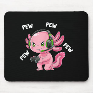 Mousepad Axolotl Gifts Boys Meninas Animam Vídeo Jogo P