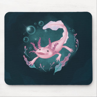 Mousepad Axolotl ilustration 