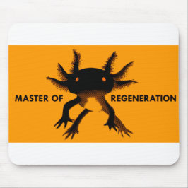 Mousepad Axolotl orange