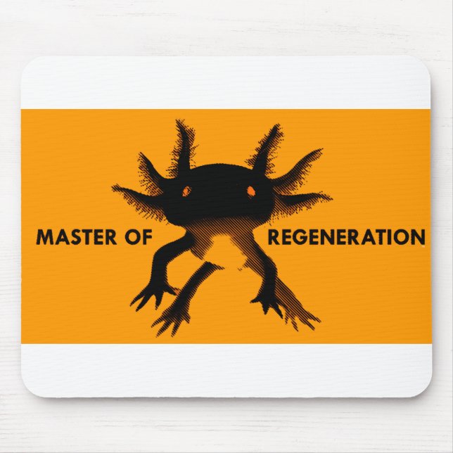 Mousepad Axolotl orange (Frente)