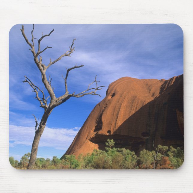 Mousepad Ayers Rock Uluru no Outback Austrália (Frente)