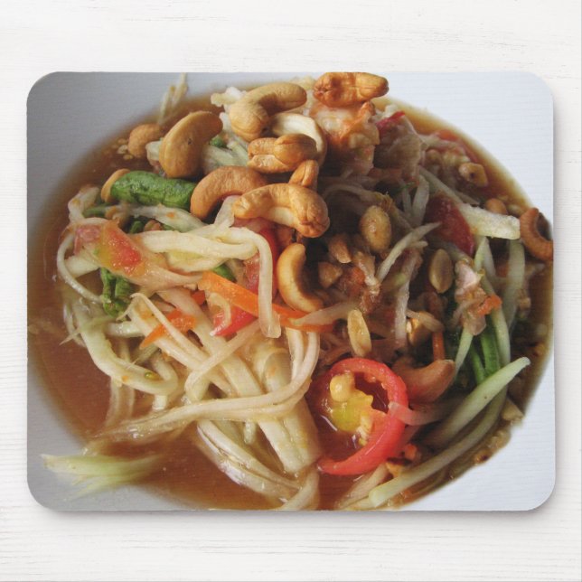 Mousepad Ayutthaya Spicy Papaya Salad [Som Tam] com Cashew (Frente)