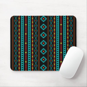 Mousepad Aztec Aztec Reds Amarelo Blk Mixes Motifs V Padrão