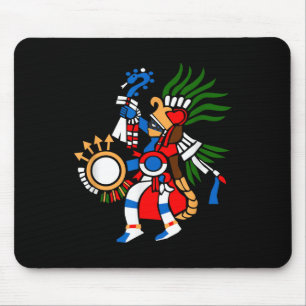 Mousepad Aztec Símbolo Deus Da Guerra E Sun Huitzilopochtli