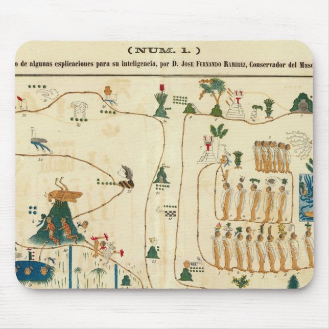 Mousepad Aztec Vale do México 2 (Frente)